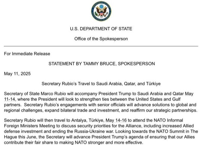 ABD Dışişleri Bakanı Rubio Türkiye'ye geliyor! Nedeni belli oldu - 1. Resim