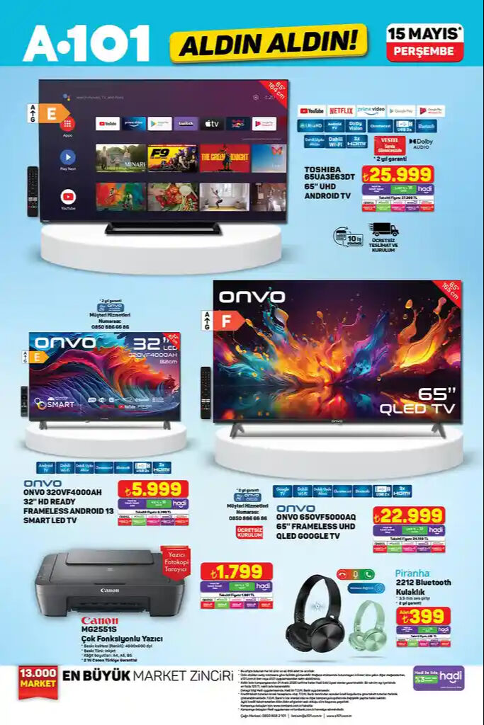 A101 bu hafta hangi ürünler var 15 Mayıs