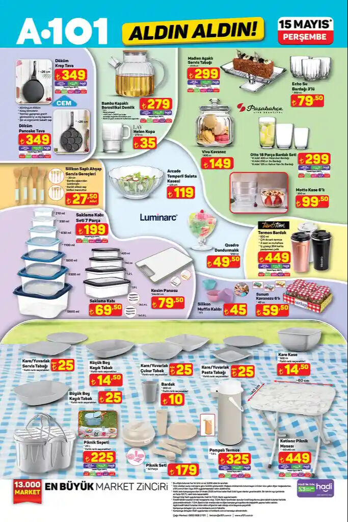 15 Mayıs A101 Aktüel ürünler kataloğu 15 Mayıs! Buzdolabı, silikon tabancısı ve birçok ürün indirimde - 7. Resim