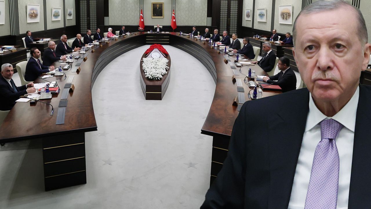 Silah sonrası atılacak adımlar gündemde! Kabine, Erdoğan başkanlığında toplandı Silah sonrası atılacak adımlar gündemde! Kabine, Erdoğan başkanlığında toplandı