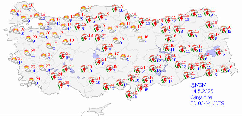 Yeni haftanın hava tahmin raporu yayımlandı: İki güne aman dikkat! - 3. Resim