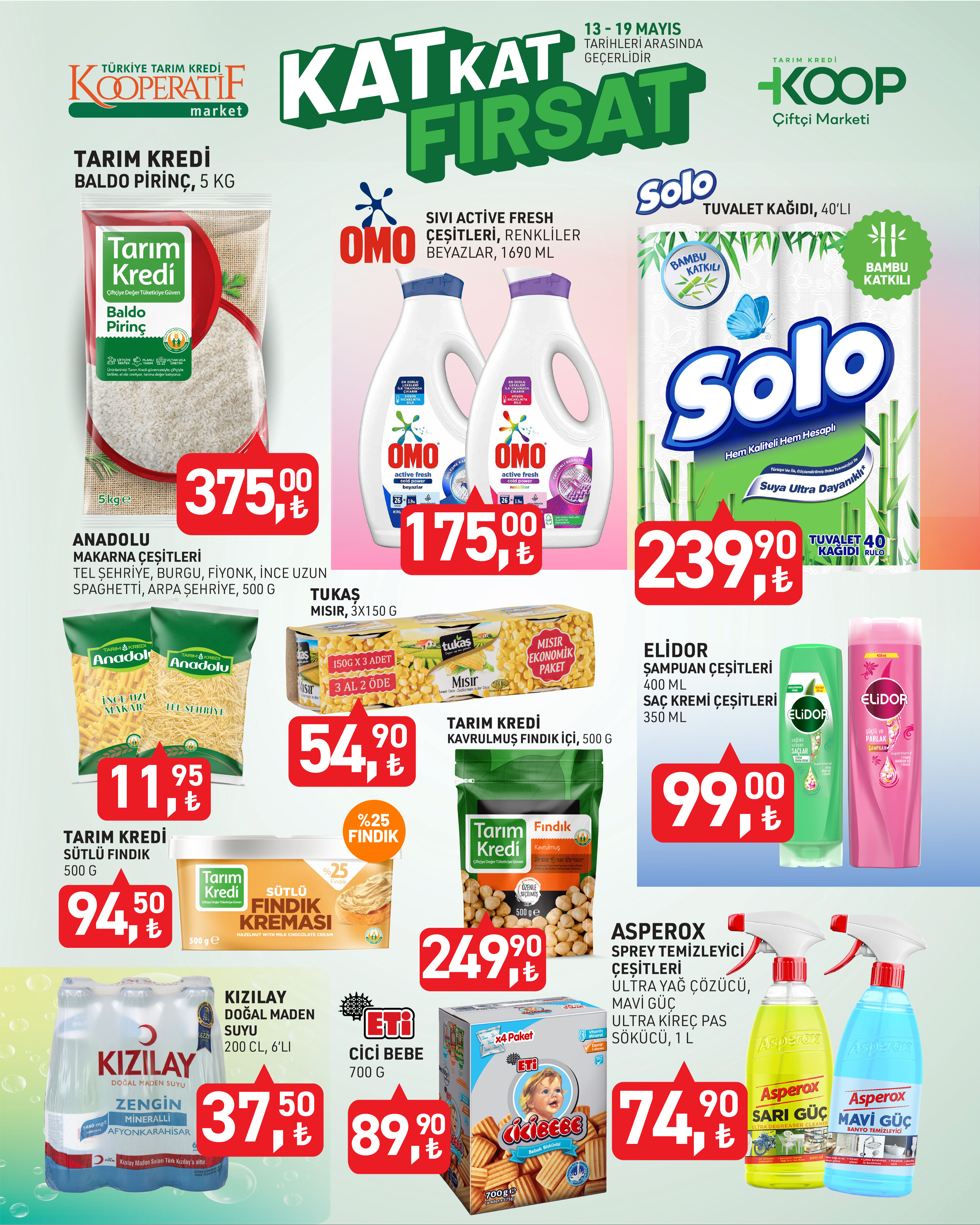 13-19 Mayıs Tarım Kredi Kooperatif Market aktüel kataloğu! Temel gıdadan temizliğe indirimli ürünler - 2. Resim