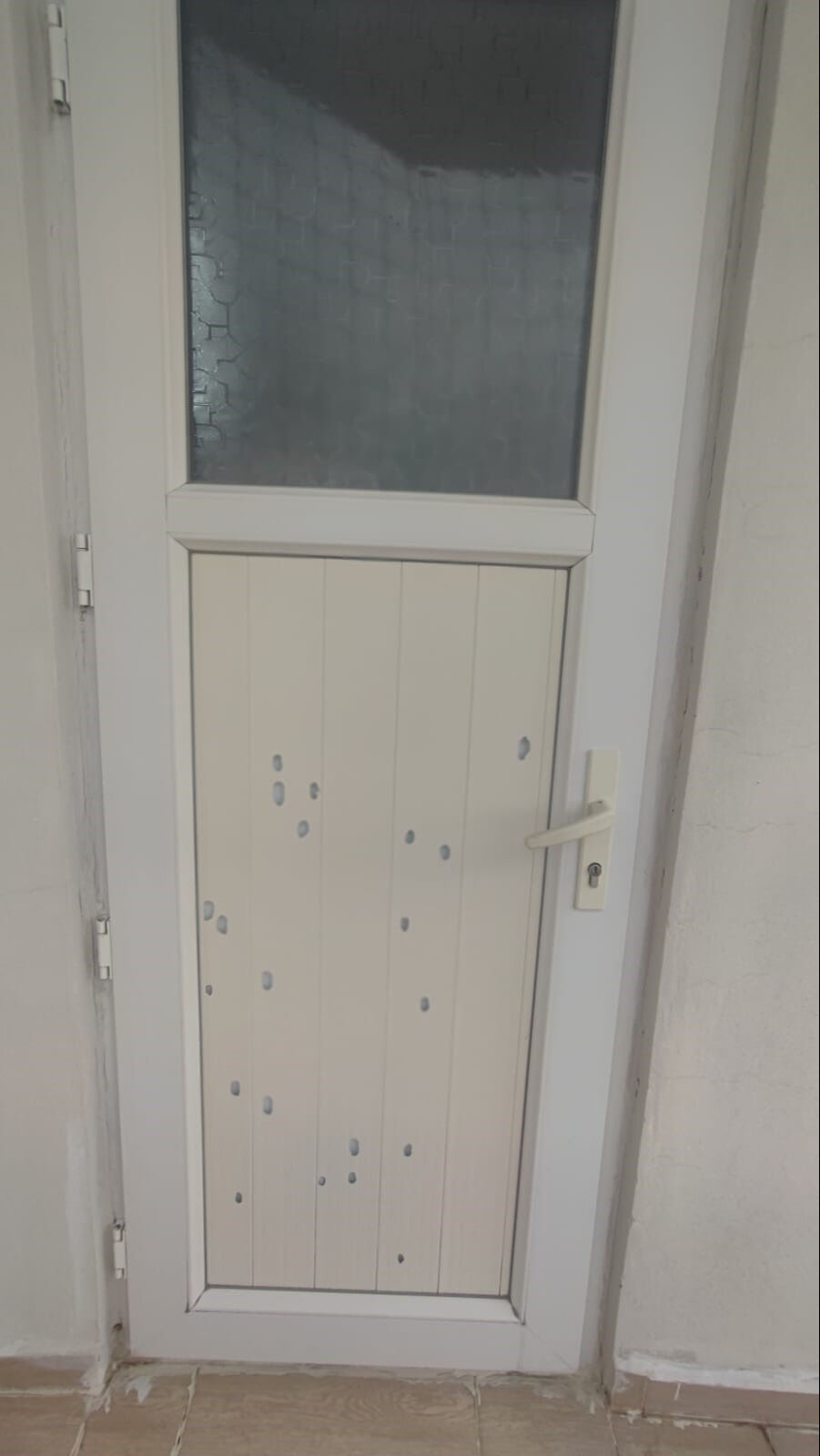 Ev sahibini şoke eden olay! Bahar ayında bu da oldu! Balkon kapısını deldi geçti - 1. Resim