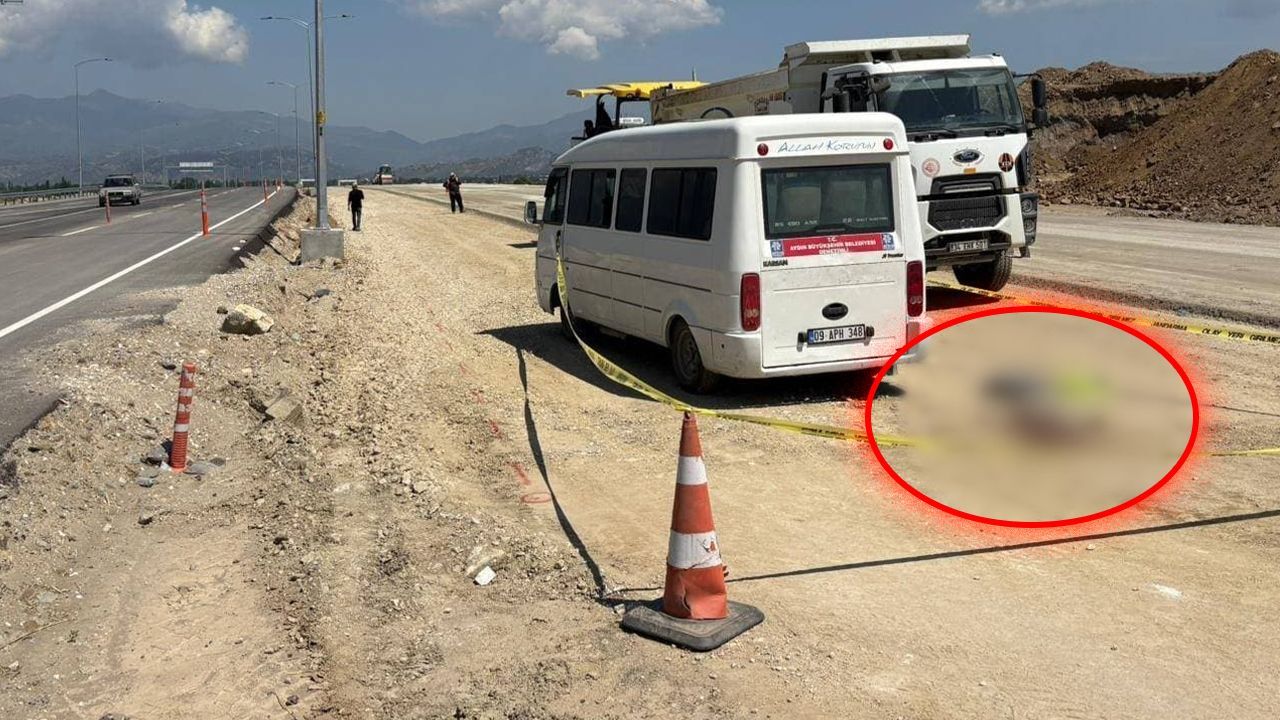 Geri manevra yapan minibüsün altında kaldı! Kahreden ölüm Geri manevra yapan minibüsün altında kaldı! Kahreden ölüm