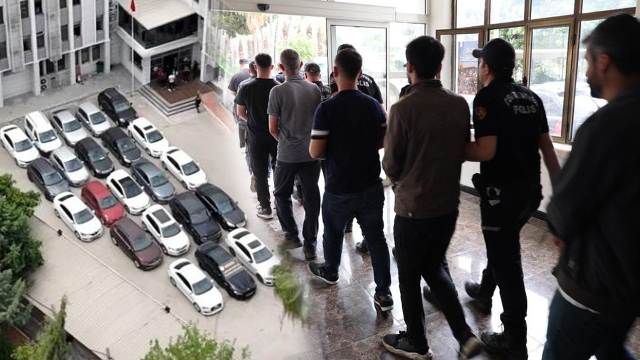 Mersin'de oto hırsızlığı çetesine 50 milyon TL'lik operasyon: 15 tutuklama Mersin'de oto hırsızlığı çetesine 50 milyon TL'lik operasyon: 15 tutuklama