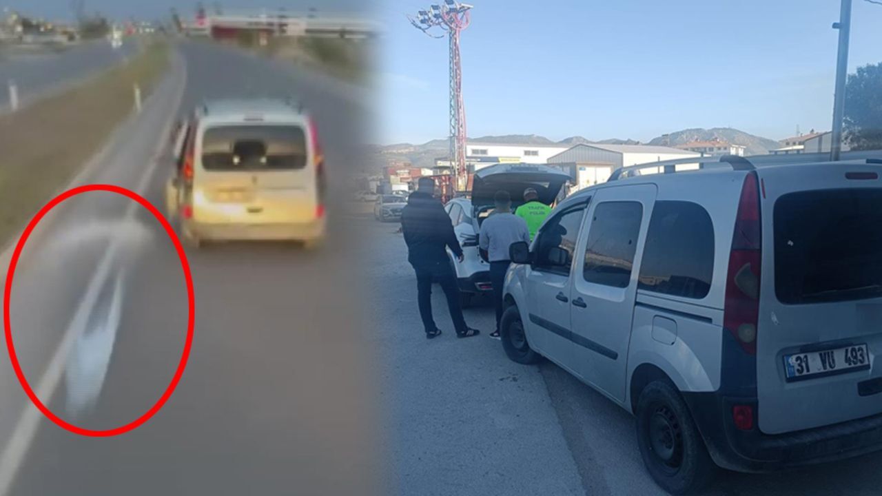 Trafikte tartıştığı sürücüye şişe fırlattı! Sosyal medyada paylaşılan görüntü ele verdi Trafikte tartıştığı sürücüye şişe fırlattı! Sosyal medyada paylaşılan görüntü ele verdi