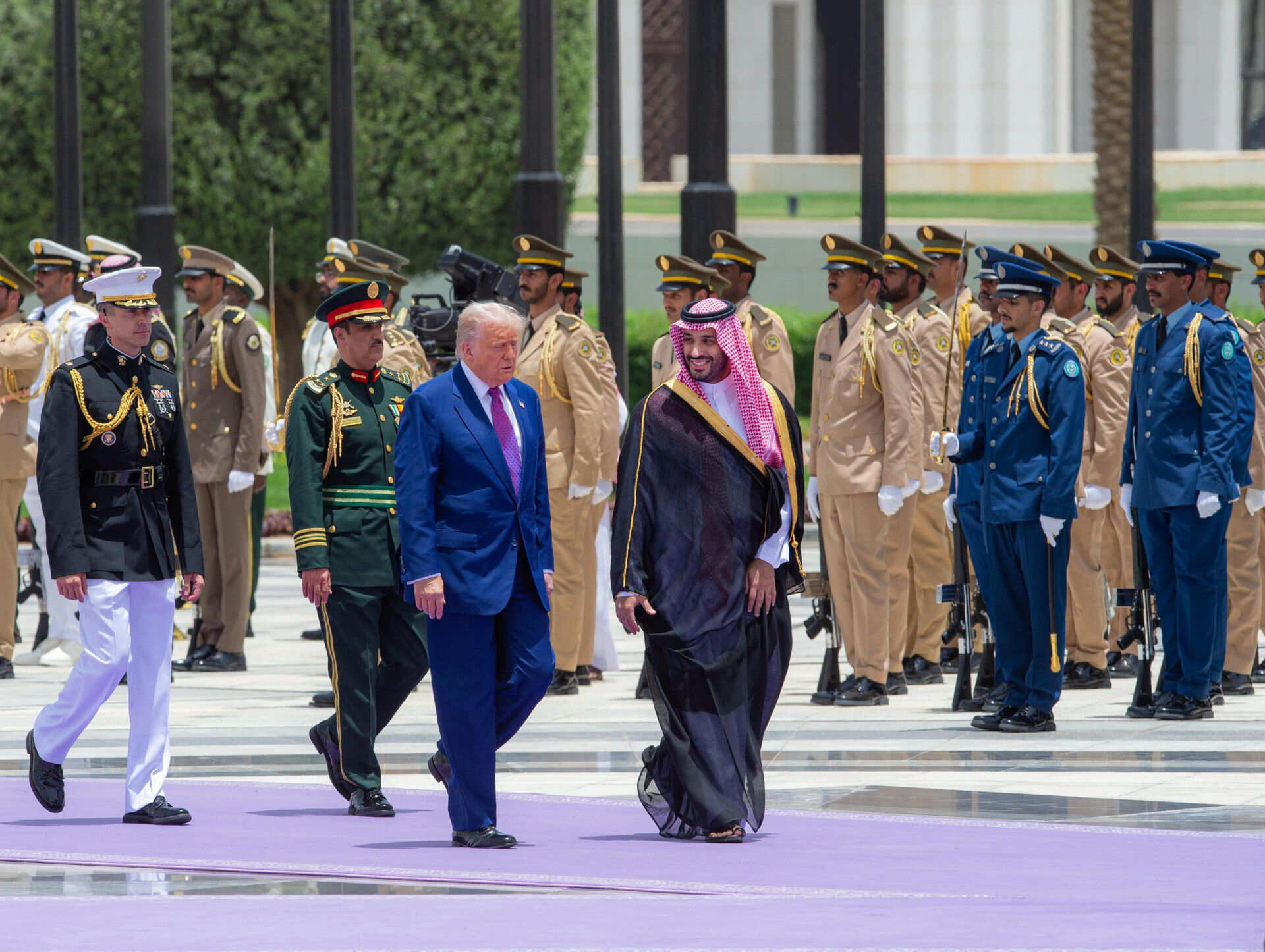 Trump ve Prens Selman görüşmesinde 