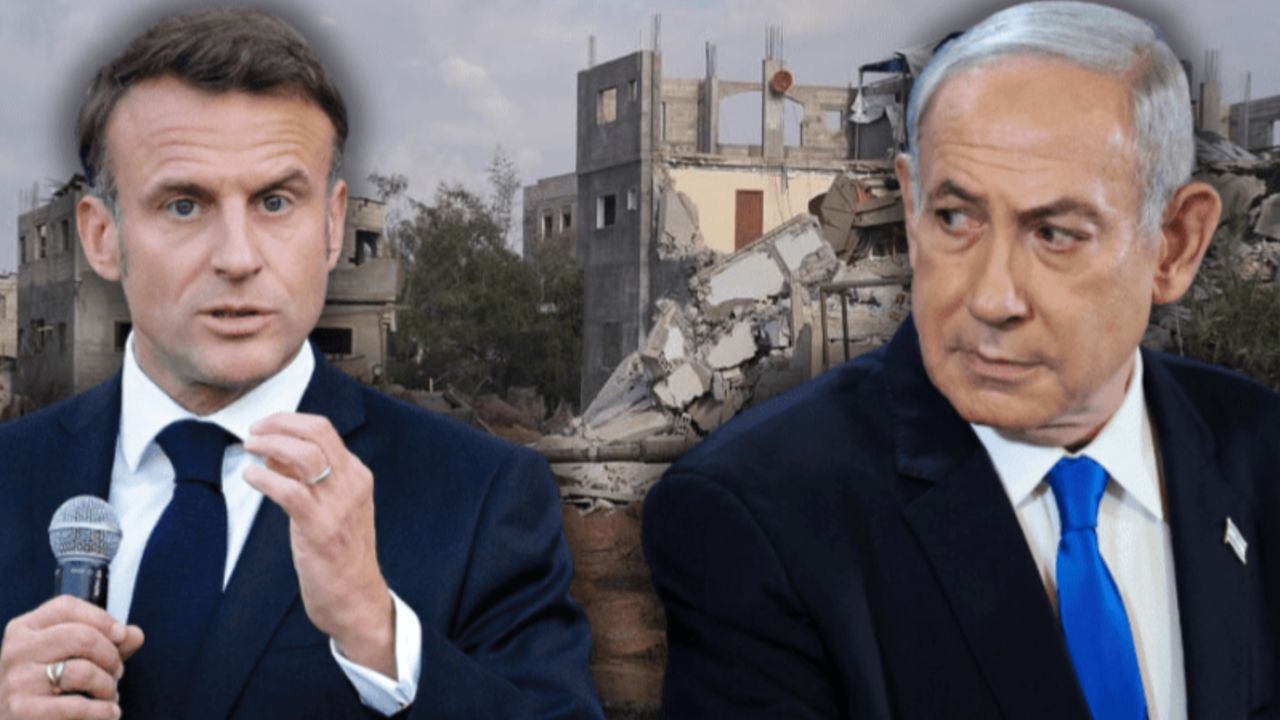 Fransa ve İsrail arasında Gazze krizi!" Macron Hamas'a destek veriyor" Fransa ve İsrail arasında Gazze krizi!" Macron Hamas'a destek veriyor"