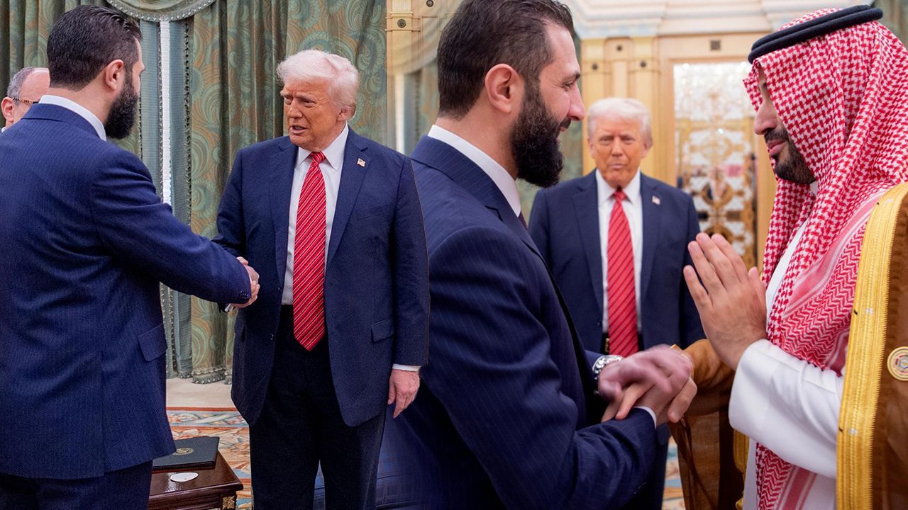 Körfez Zirvesi'ne Şara damga vurdu! Trump: Türkiye'den dostumla görüştük, Suriye'ye şans vereceğiz Körfez Zirvesi'ne Şara damga vurdu! Trump: Türkiye'den dostumla görüştük, Suriye'ye şans vereceğiz