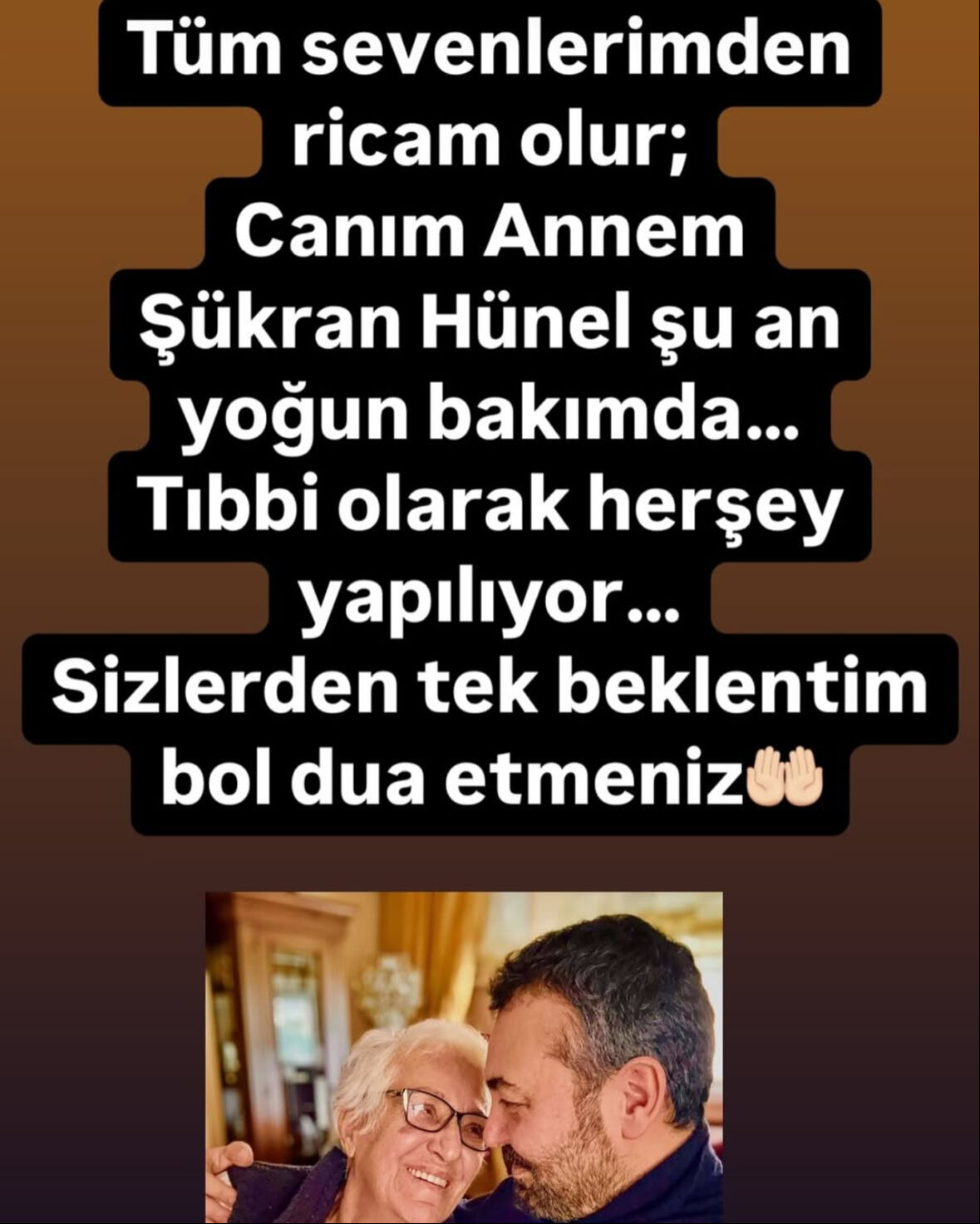 Saruhan Hünel'den üzen paylaşım: