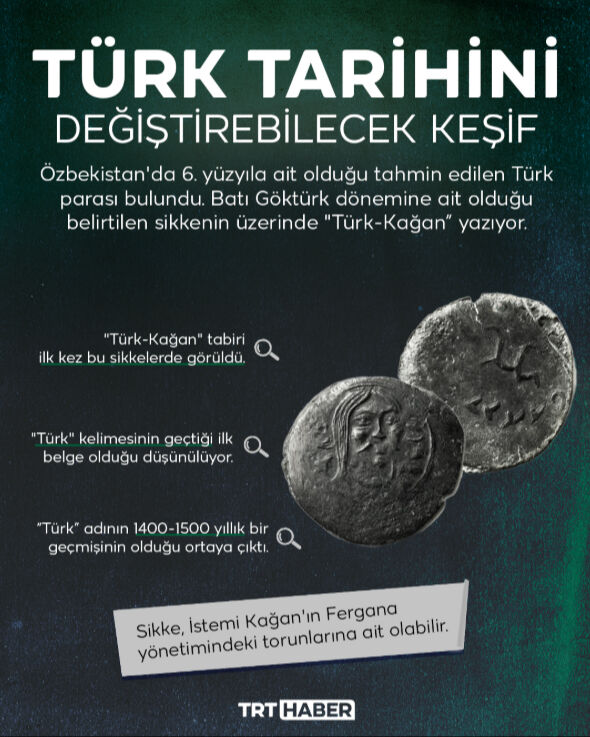 Türk tarihini değiştirecek para bulundu! Göktürk tarihini aydınlatan sikke Türk isminin geçtiği ilk belge olabilir Türk tarihi değiştirecek para bulundu! Göktürk tarihini aydınlatan sikke Türk isminin geçtiği ilk belge olabilir - 4. Resim