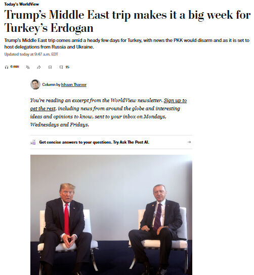 Washington Post, Trump'ın Körfez turunu yazdı! Erdoğan dünya sahnesinde, Trump ona hayran - 2. Resim