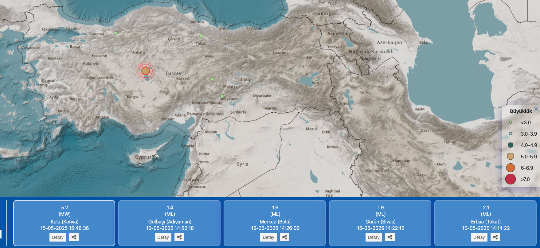 Ankara'da deprem mi oldu? 15 Mayıs Ankara deprem son dakika - 1. Resim