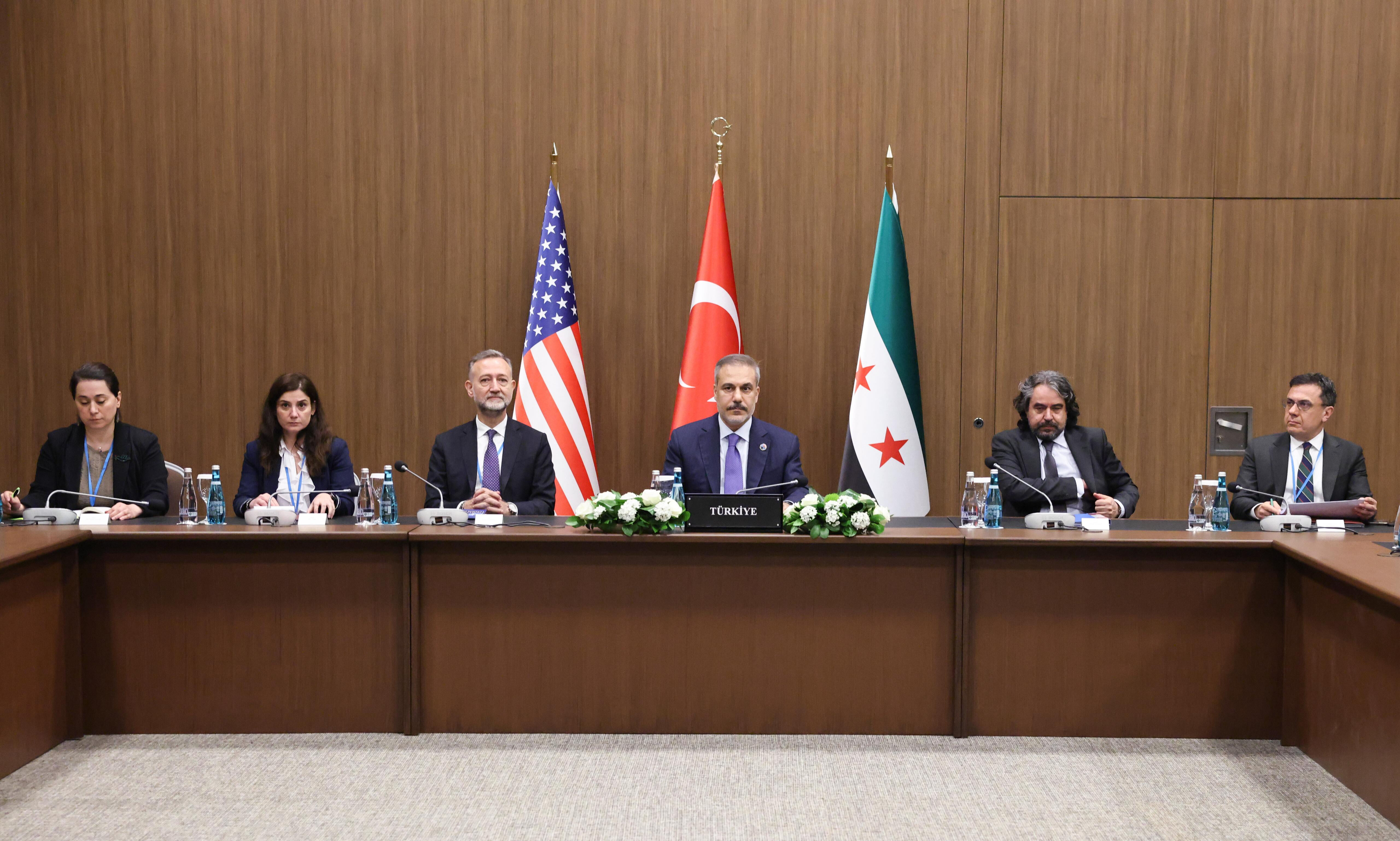 Bakan Fidan, ABD'li mevkidaşı Rubio ve Suriyeli mevkidaşı Şeybani ile görüştü - 2. Resim