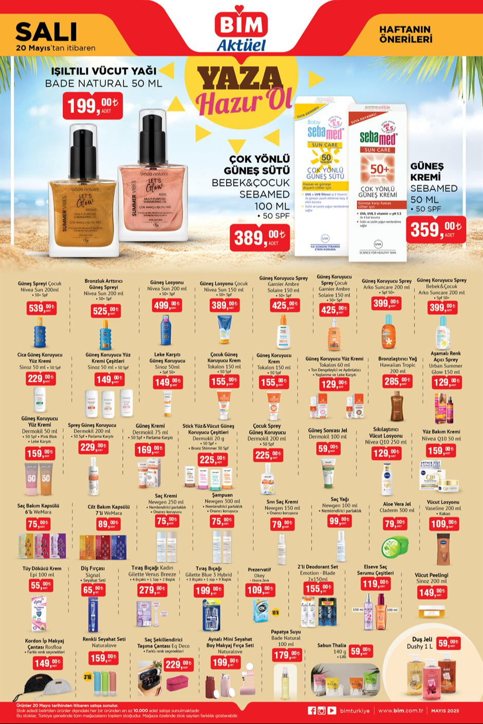 BİM 20 Mayıs aktüel kataloğu