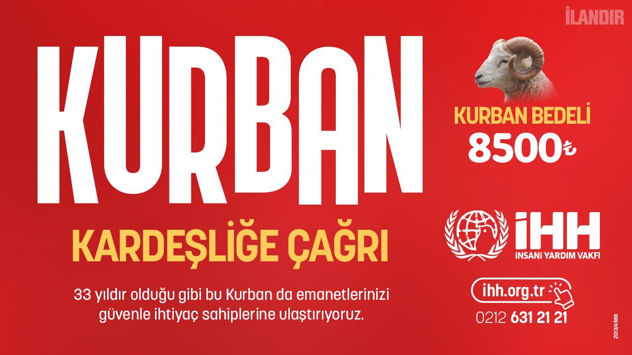 İHH- Kurban: Kardeşliğe çağrı