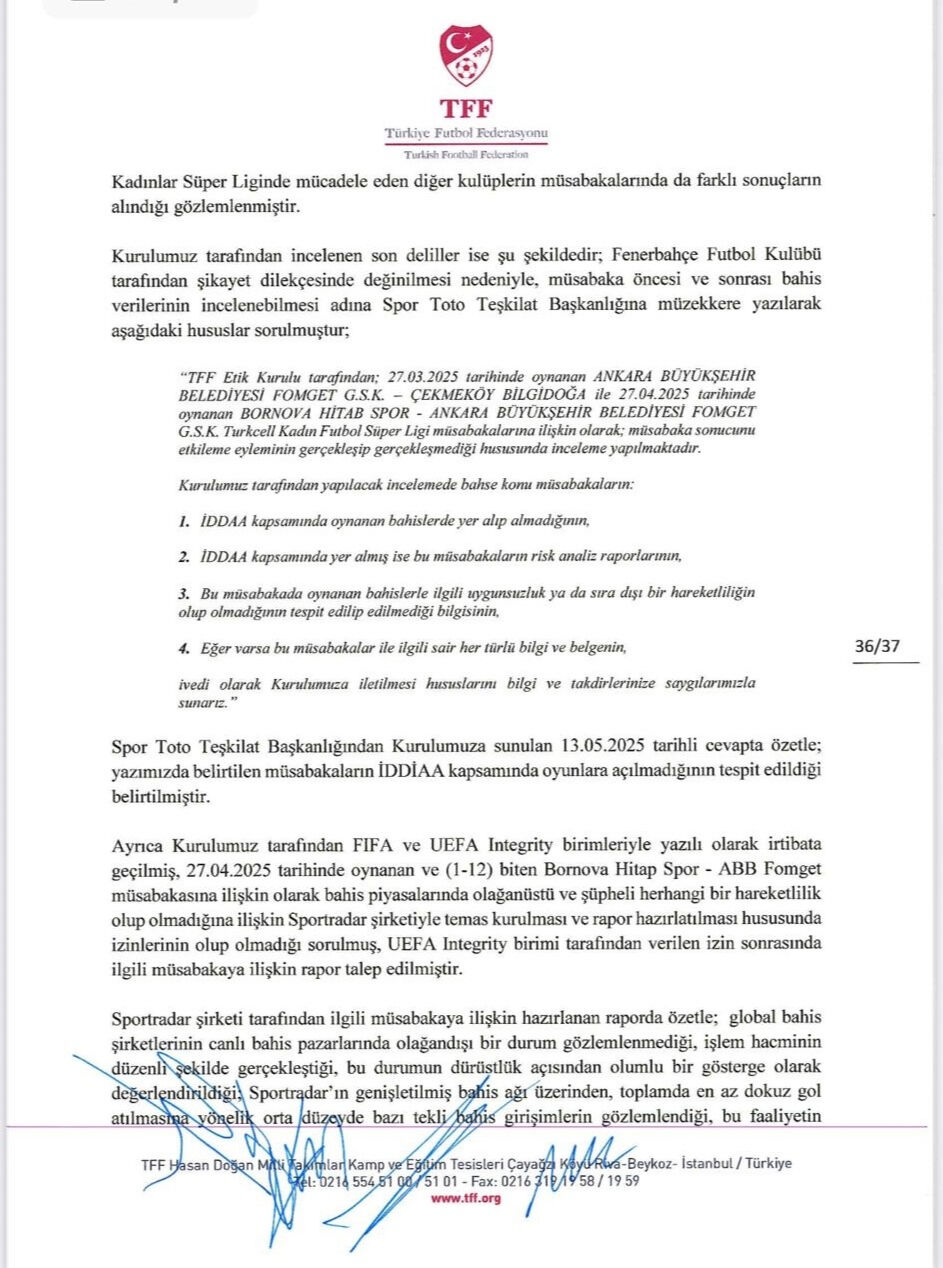 Fenerbahçe, itiraz etmişti! Kadınlar Futbol Süper Ligi Şampiyonu ABB FOMGET oldu oldu - 2. Resim