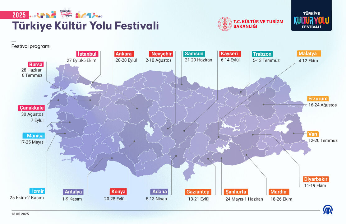 Kültür Yolu Manisa'da başlıyor! Takvim belli oldu.. İşte şehir şehir festival rotası Kültür Yolu Manisa'da başlıyor! Takvim belli oldu.. İşte Mardin'e kadar festival rotası - 1. Resim
