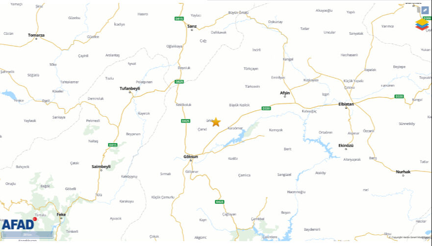 İki büyük depremin vurduğu Kahramanmaraş'ta korkutan deprem! AFAD ilk verileri açıkladı - 1. Resim