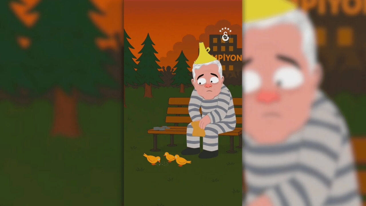 Galatasaray'dan şampiyonluk sonrası ezeli rakiplerine 'Deli' göndermesi! - 3. Resim