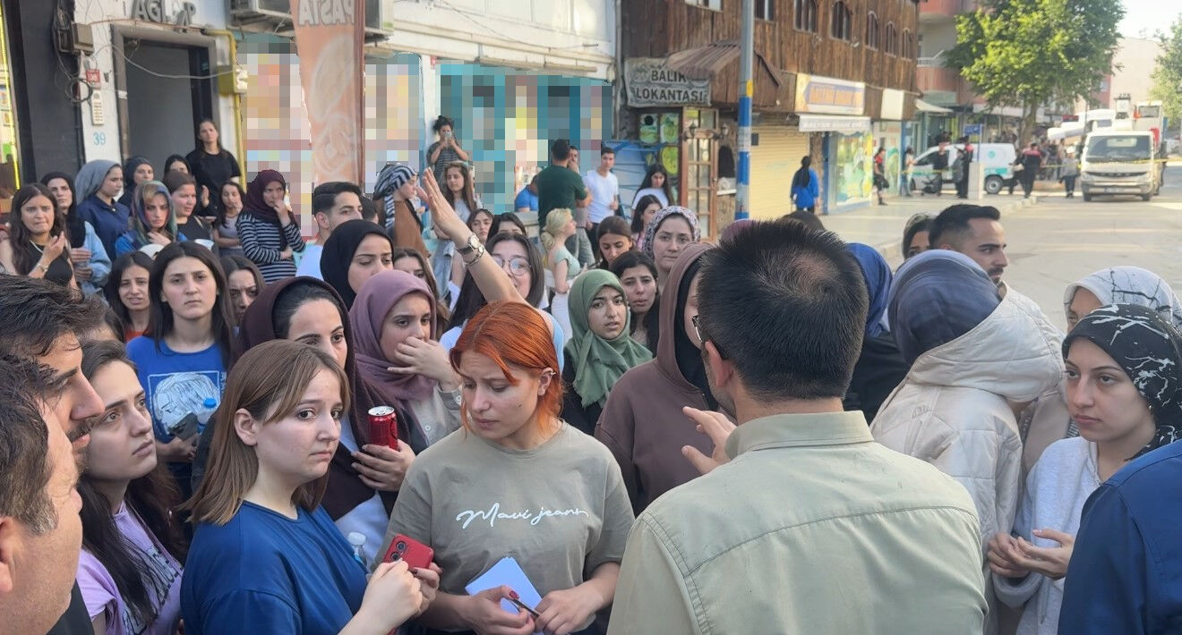 Kız öğrenci yurdunda yangın! Öğrenciler tepkili: 