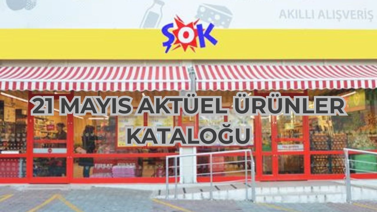 21 Mayıs ŞOK aktüel ürünler kataloğu: Bayram çikolatası, ankastre seti ve daha fazlası geliyor 21 Mayıs ŞOK aktüel ürünler kataloğu: Bayram çikolatası, ankastre seti ve daha fazlası geliyor