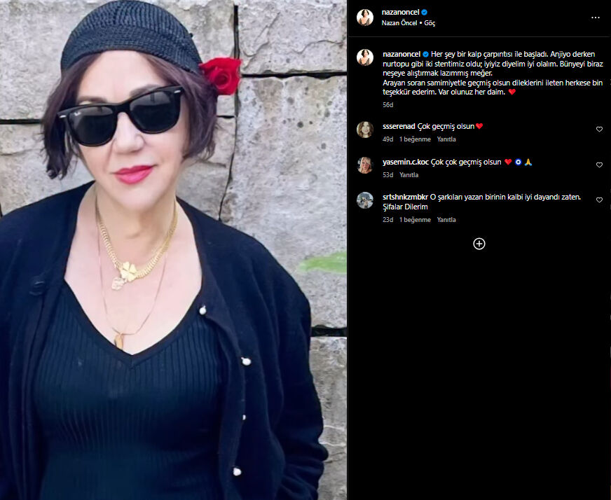 Hastaneye kaldırılan Nazan Öncel'in kalbine stent takıldı! Sağlık durumuyla ilgili ilk açıklama