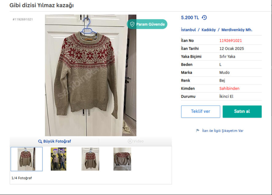 Yılmaz’ın kazağı cep yakıyor! İkinci el platformda satışa sunuldu, fiyatı şoke etti - 3. Resim