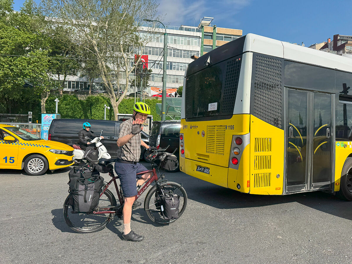 Bisikletle 3 bin kilometre yol! Bilgisayar programcısı Helge: Ülkemizde olmayan misafirperverlik Türkiye’de! - 2. Resim