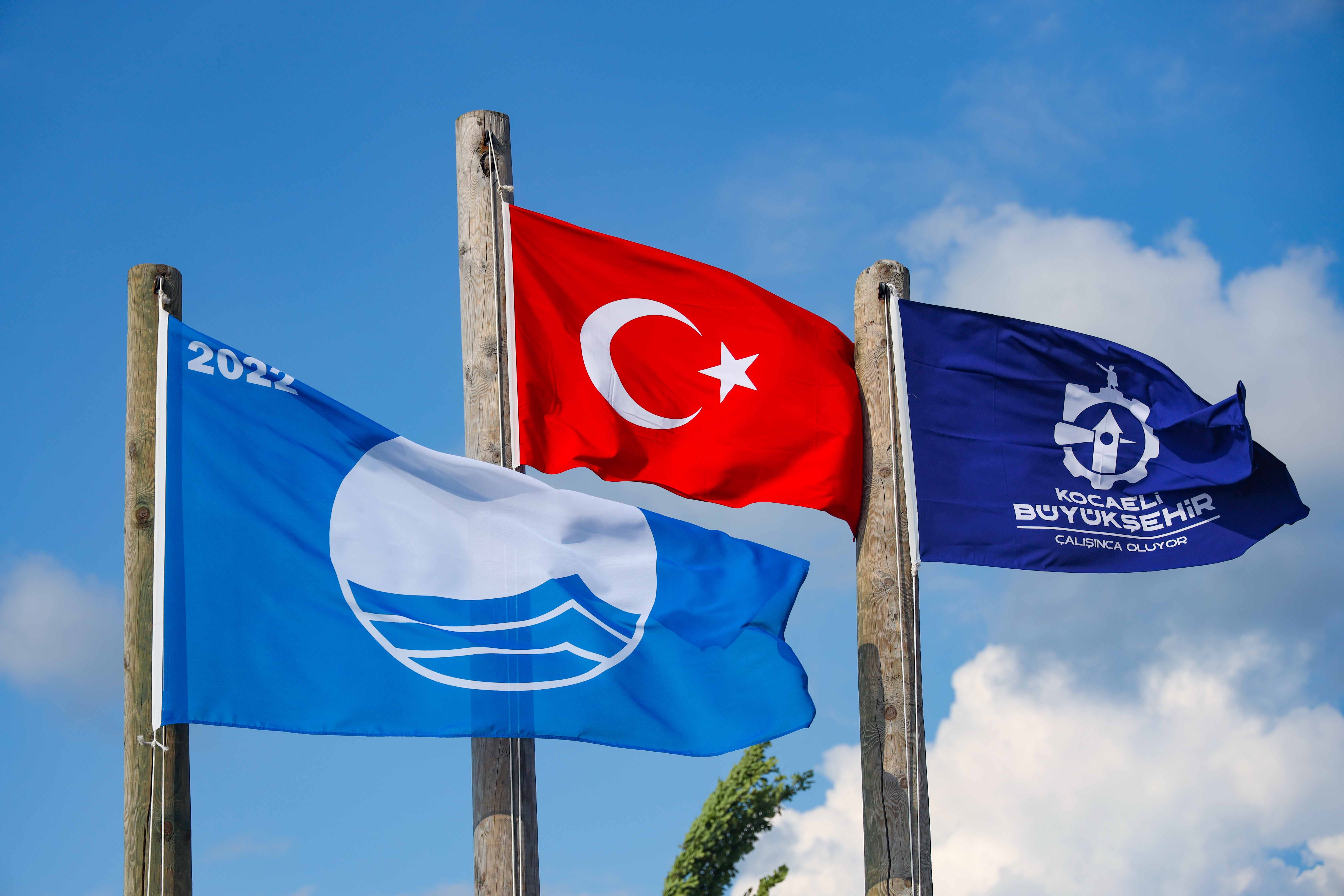 kocaeli mavi bayraklı plajlar 2025