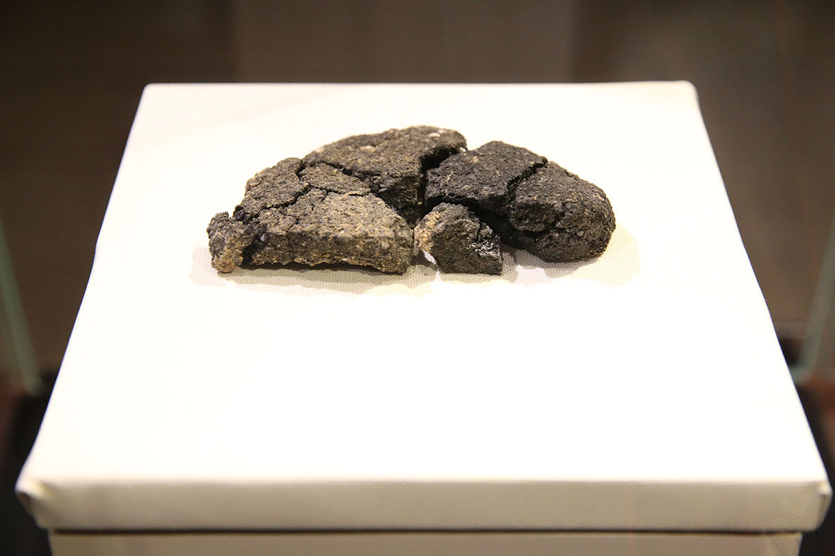 Tam 5 bin yaşında! Görüntüsü taşa benziyor, akademisyenler saatlerce bu ekmeği anlattı - 1. Resim