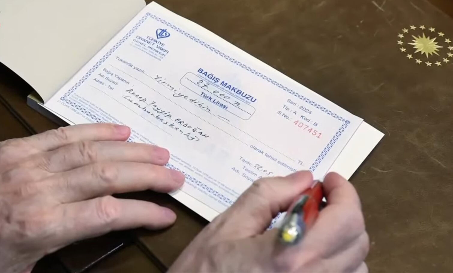 Cumhurbaşkanı Erdoğan, kurban bağışını yaptı! İşte o kurum - 1. Resim