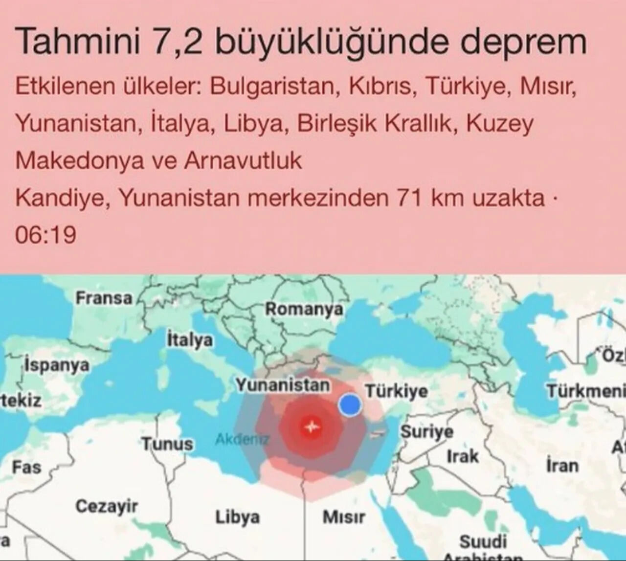 Ege denizinde 6.1 büyüklüğünde deprem! Az önce deprem nerede oldu? - 2. Resim