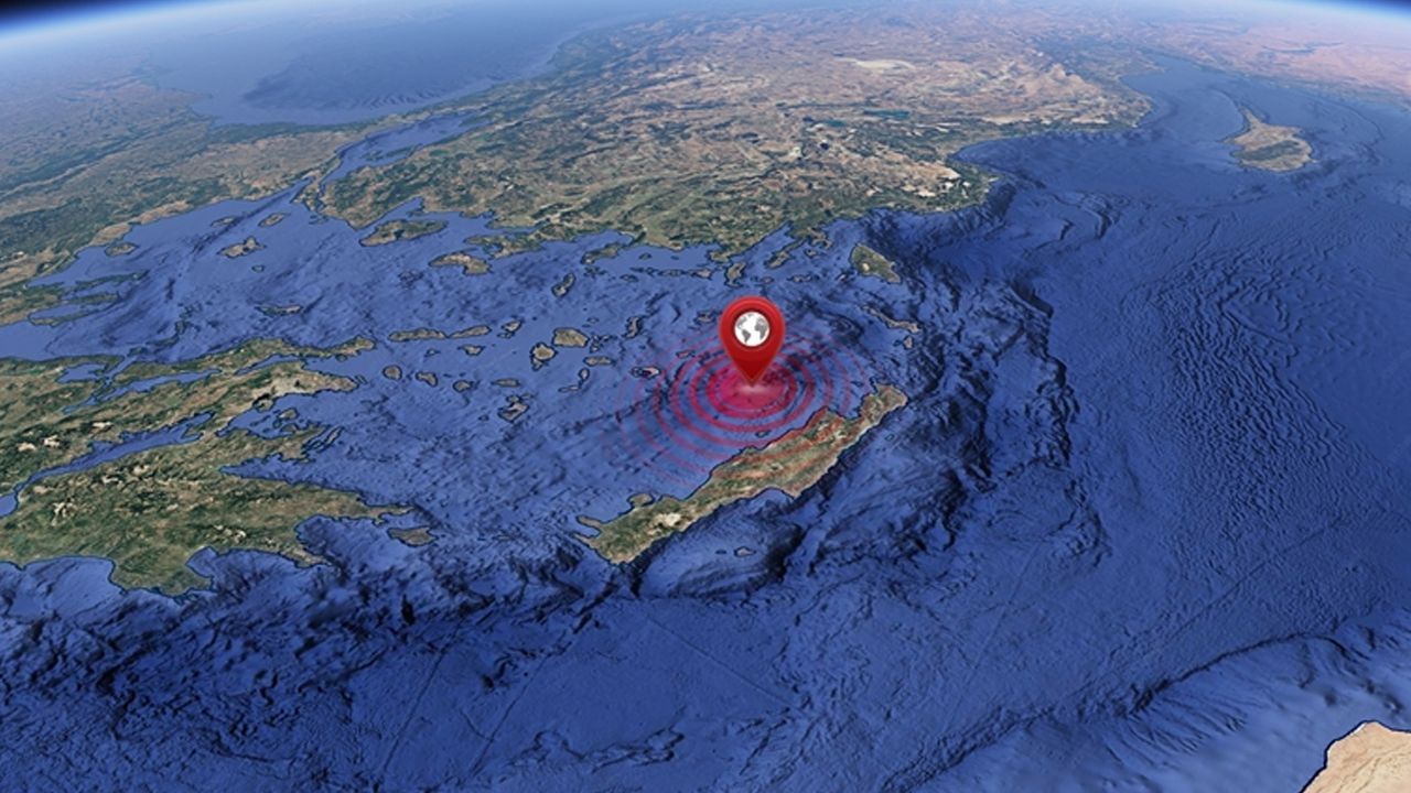 Ege Denizi'nde korkutan deprem! İşte ilk veriler Ege Denizi'nde korkutan deprem! İşte ilk veriler