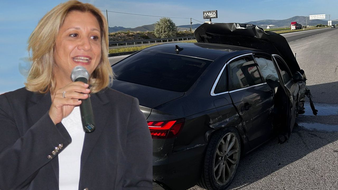 Eski AK Partili vekil ölümden döndü! Eşinin kullandığı araç bariyerlere çarptı Eski AK Partili vekil ölümden döndü! Eşinin kullandığı araç bariyerlere çarptı
