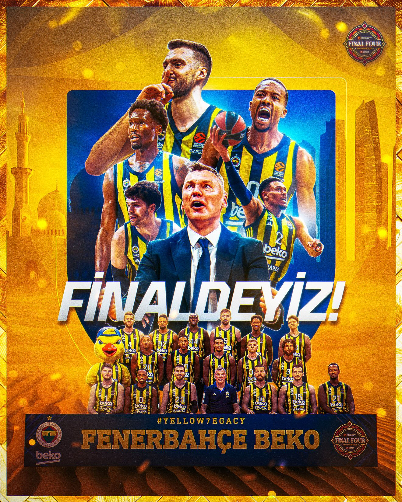 Fenerbahçe Beko finalde! Panathinaikos'u devirdi, gözler şampiyonluk maçında - 4. Resim