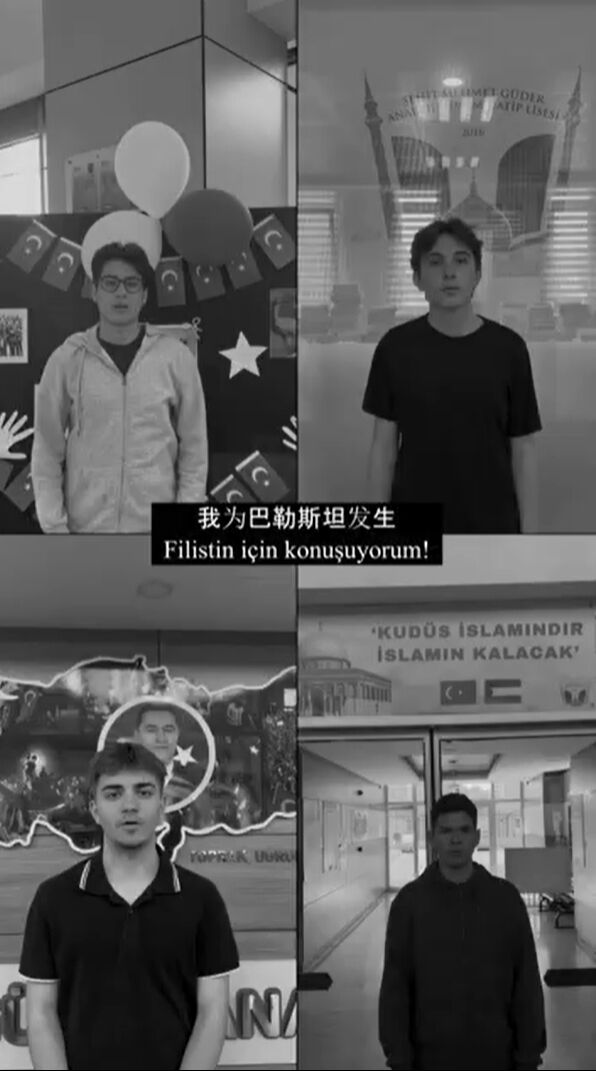 Liseli gençlerden ortak tepki: Gazze için ses ver - 2. Resim