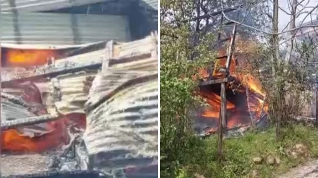 Marangoz atölyesinde yangın faciası! Dakikalar içinde küle döndü Marangoz atölyesinde yangın faciası! Dakikalar içinde küle döndü