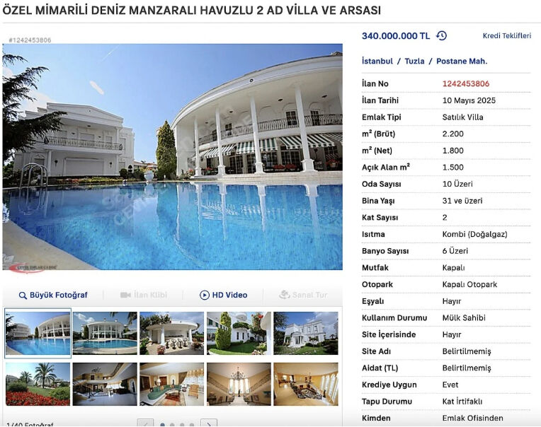 Serenay Sarıkaya ile &Ccedil;ağatay Ulusoy başroldeydi! Bir d&ouml;neme damga vuran 'Medcezir'in &ccedil;ekildiği villa satılıyor - 1. Resim