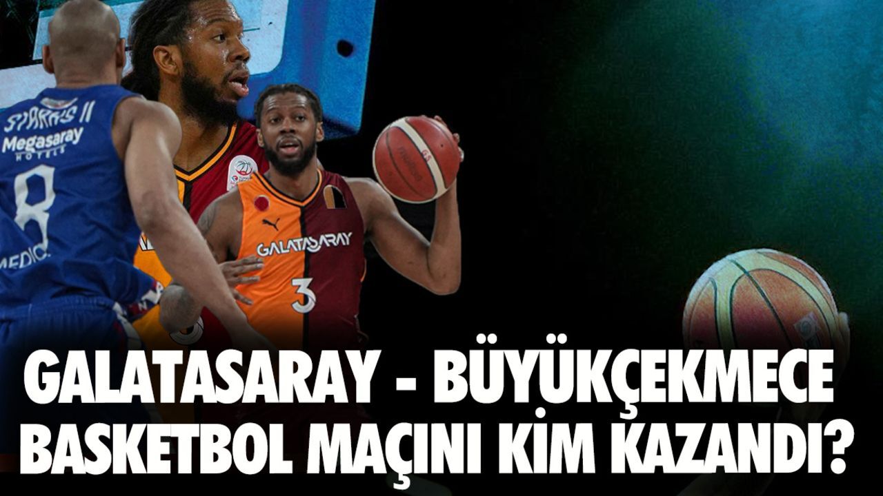 Galatasaray - Büyükçekmece basketbol maçını kim kazandı? James Palmer son çeyrekte kendini gösterdi Galatasaray - Büyükçekmece basketbol maçını kim kazandı? James Palmer son çeyrekte kendini gösterdi
