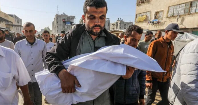 Katil ordusu BM'nin un dağıtım noktasını vurdu! Ölü ve yaralılar var