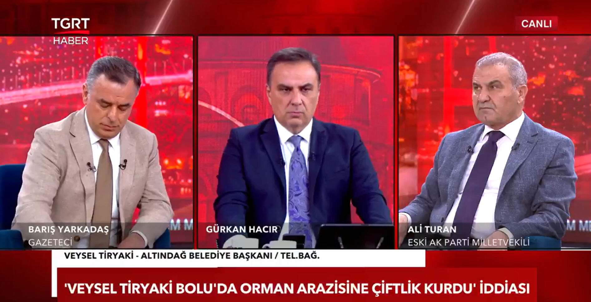 Veysel Tiryaki hakkındaki iddiaları TGRT Haber ekranlarında yalanladı: İspatlansın, devredeceğim! - 1. Resim