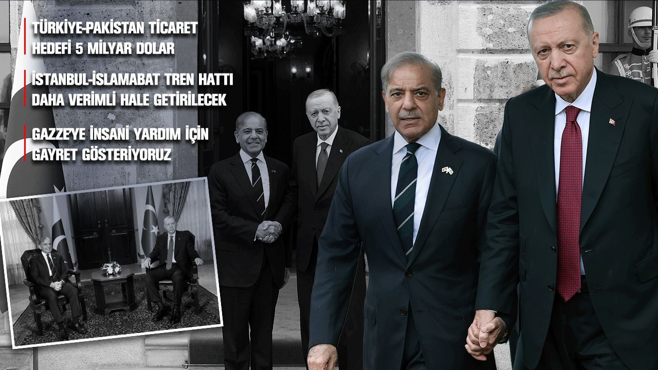 Cumhurbaşkanı Erdoğan, Pakistan Başbakanı Şahbaz Şerif ile görüştü Cumhurbaşkanı Erdoğan, Pakistan Başbakanı Şahbaz Şerif ile görüştü