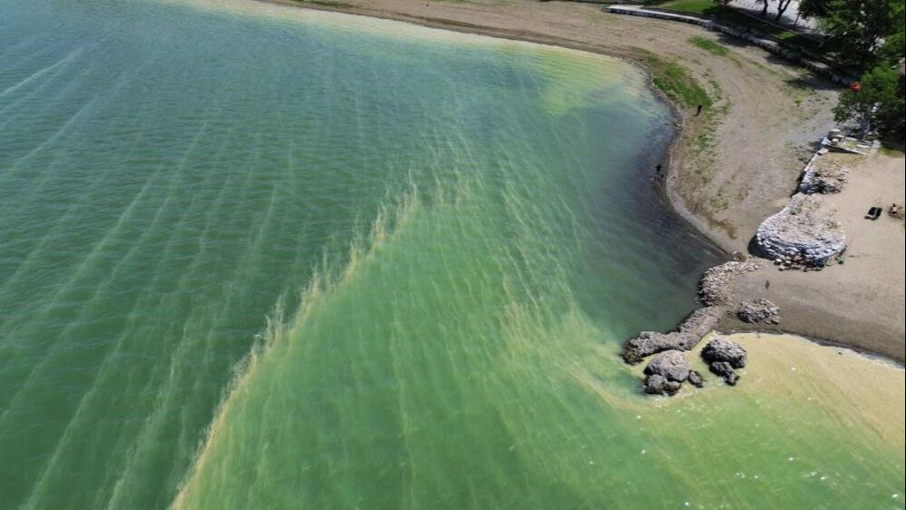 Türkiye'nin en büyük gölleri arasında! Görüntü herkesi endişelendirdi, uzmanlar uyardı - 3. Resim