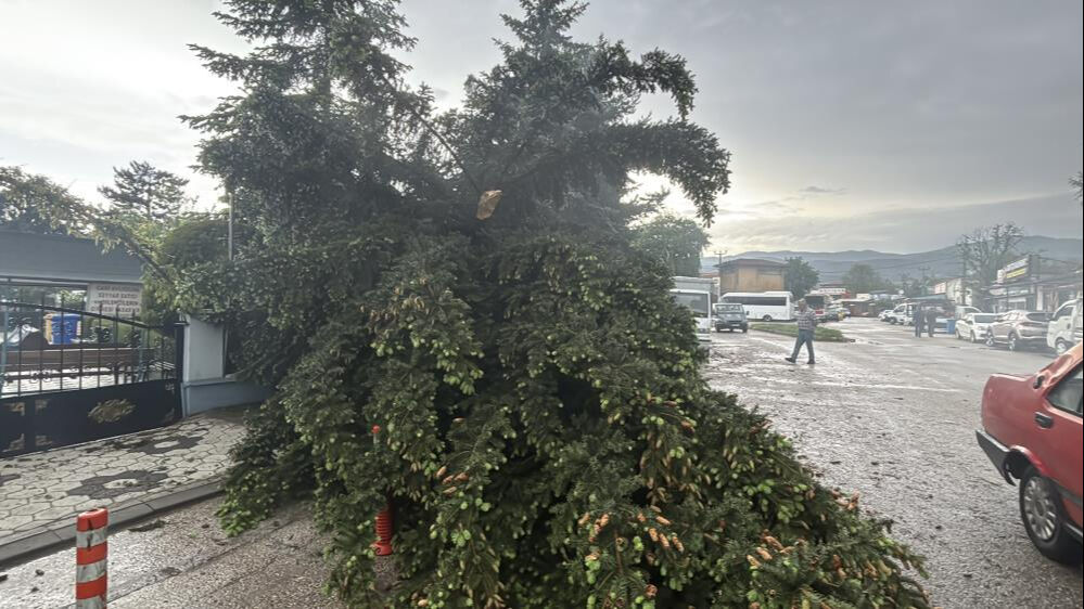Bolu'da yollar göle döndü! Sağanak ve fırtına hayatı felç etti Bolu'da yollar göle döndü! Sağanak ve fırtına hayatı felç etti - 2. Resim