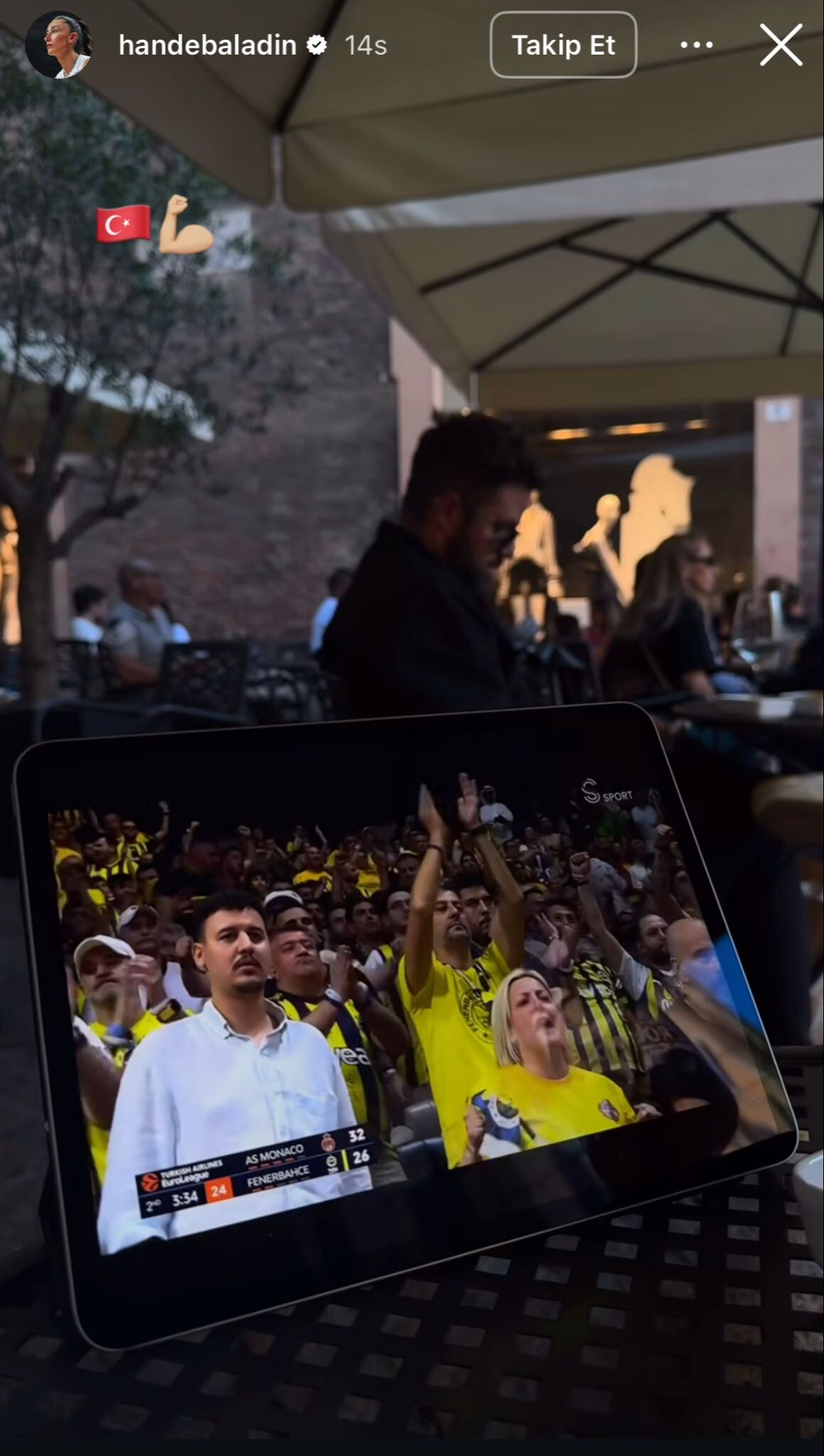 Hande Baladın'dan heyecanlandıran Fenerbahçe paylaşımı - 2. Resim