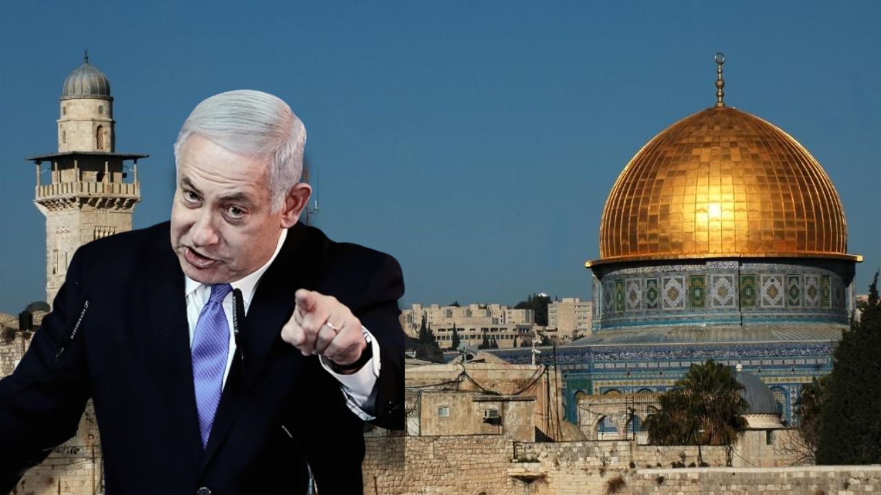 Netanyahu, Mescid-i Aksa'nın altından video yayınladı! "Kudüs daima bizim elimizde kalacak” Netanyahu, Mescid-i Aksa'nın altından video yayınladı! "Kudüs daima bizim elimizde kalacak”