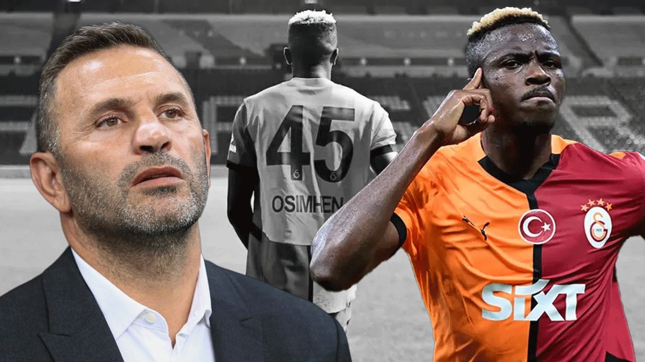 Osimhen Galatasaray&#039;da kalacak mı? Okan Buruk&#039;tan transfer açıklaması