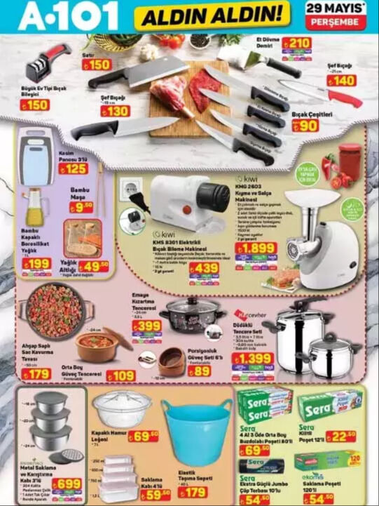 A 101'de kurban sofrasına hazırlık! Bıçak, güveç, kesme tahtası hepsi indirimde - 6. Resim