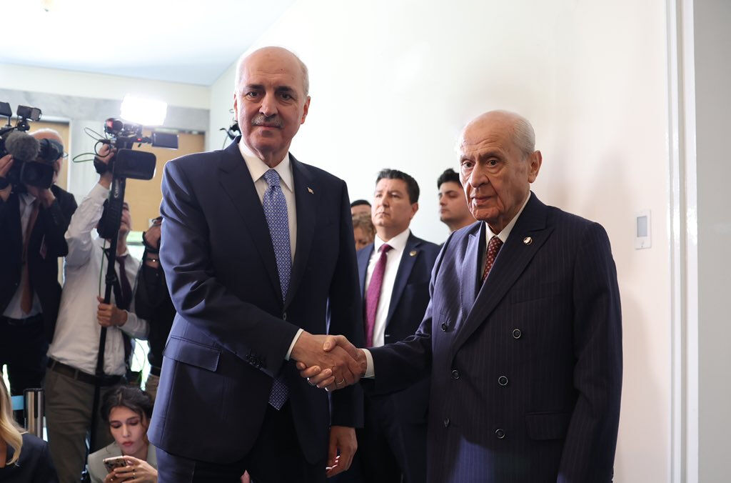 Kurtulmuş, Bahçeli'yi ziyaret etti!